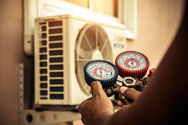 Professional Hvac Installation technician working in Midland, VA